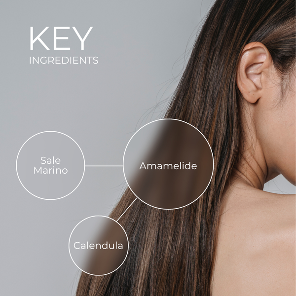 Scrub Cuoio Capelluto al Sale Marino, Purificante & Lenitivo, Ideale per Capelli Grassi e Cute Grassa, 300ml