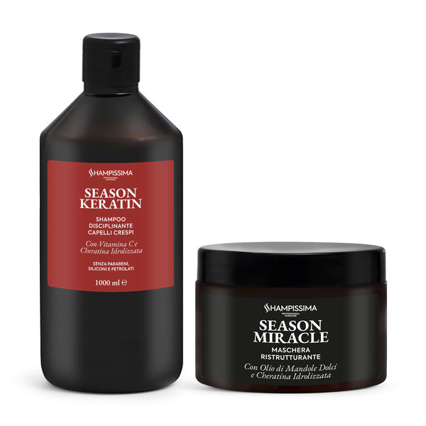 Shampoo Lisciante alla Cheratina | Anticrespo, Nutriente e per Capelli Secchi o Crespi
