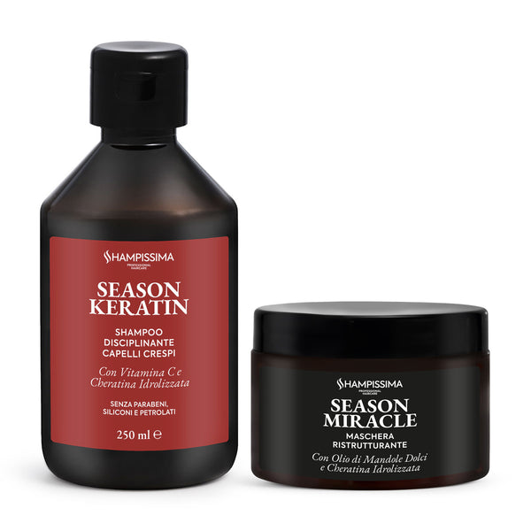 Shampoo Lisciante alla Cheratina | Anticrespo, Nutriente e per Capelli Secchi o Crespi