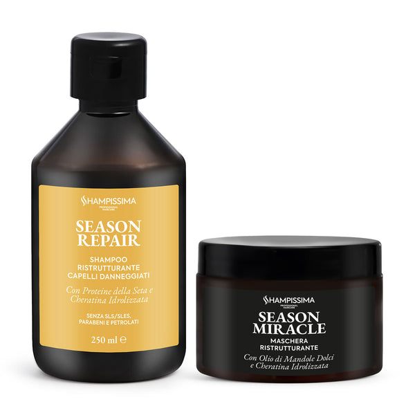 Shampoo Ristrutturante per Capelli Danneggiati | Riparatore, Nutriente e Protettivo