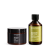 Shampoo Capelli Grassi Professionale 250ml + Scrub Cuoio Capelluto al Sale Marino 300ml - Trattamento Seboregolatore & Purificante