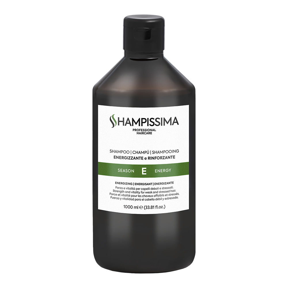Season Energy - Shampoo Anticaduta per Capelli Deboli e Diradati, 1000 ml