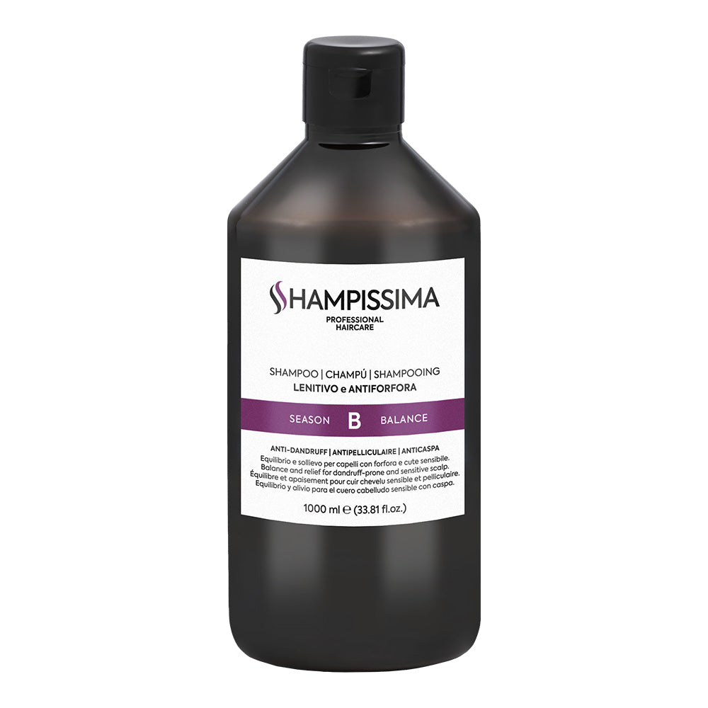 Season Balance - Shampoo Antiforfora Lenitivo per Forfora e Dermatite Seborroica, 1000 ml