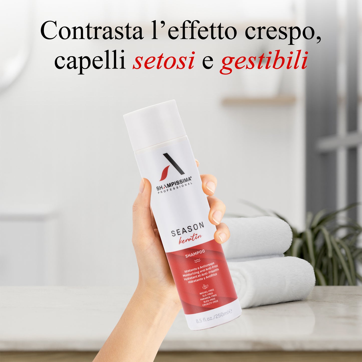 Shampoo Anticrespo alla Cheratina 250 ml