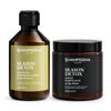 Shampoo Seboregolatore e Scrub Purificante per Capelli e Cute Grassa, 250ml + 300ml