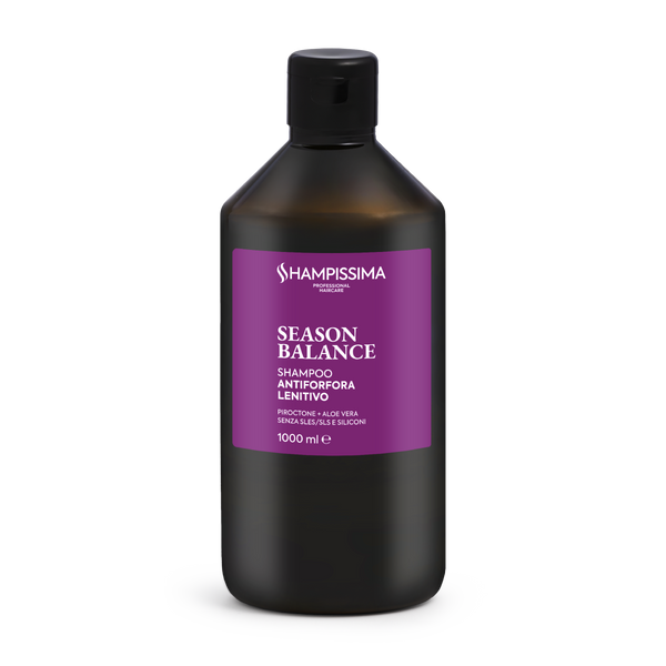 Shampoo Antiforfora Professionale, Seboregolatore & Lenitivo, Ideale per Cuoio Capelluto con Desquamazioni, Prurito e Arrossamenti, 1000ml