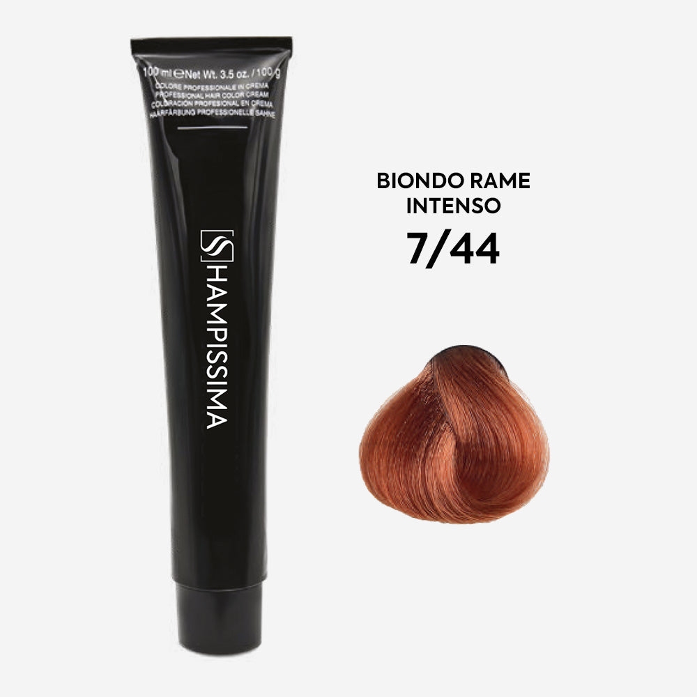 Rainbow Colore in Crema Biondo Rame Intenso 7/44 - 100 ml