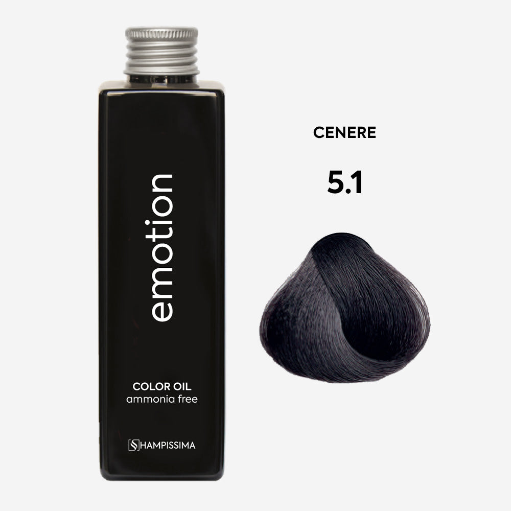 Emotion Colore in Olio Senza Ammoniaca Cenere 5.1 - 100 ml