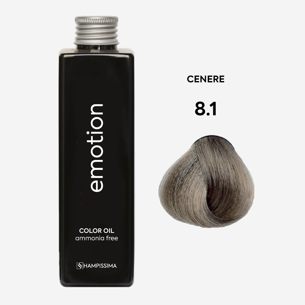 Emotion Colore in Olio Senza Ammoniaca Cenere 8.1 - 100 ml