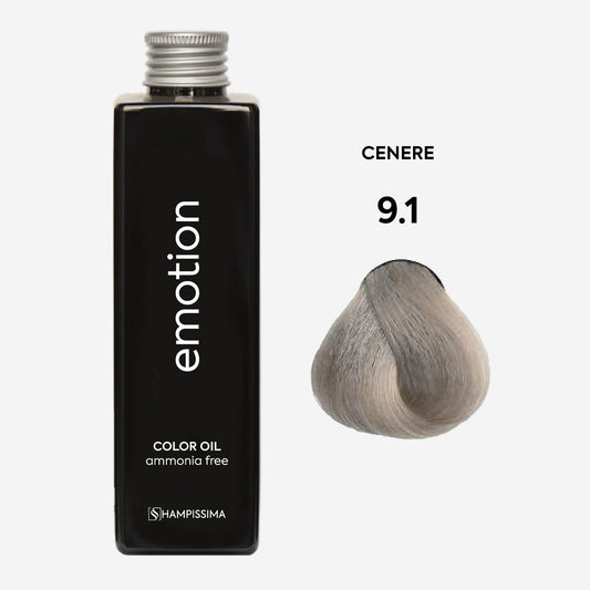 Emotion Colore in Olio Senza Ammoniaca Cenere 9.1 - 100 ml