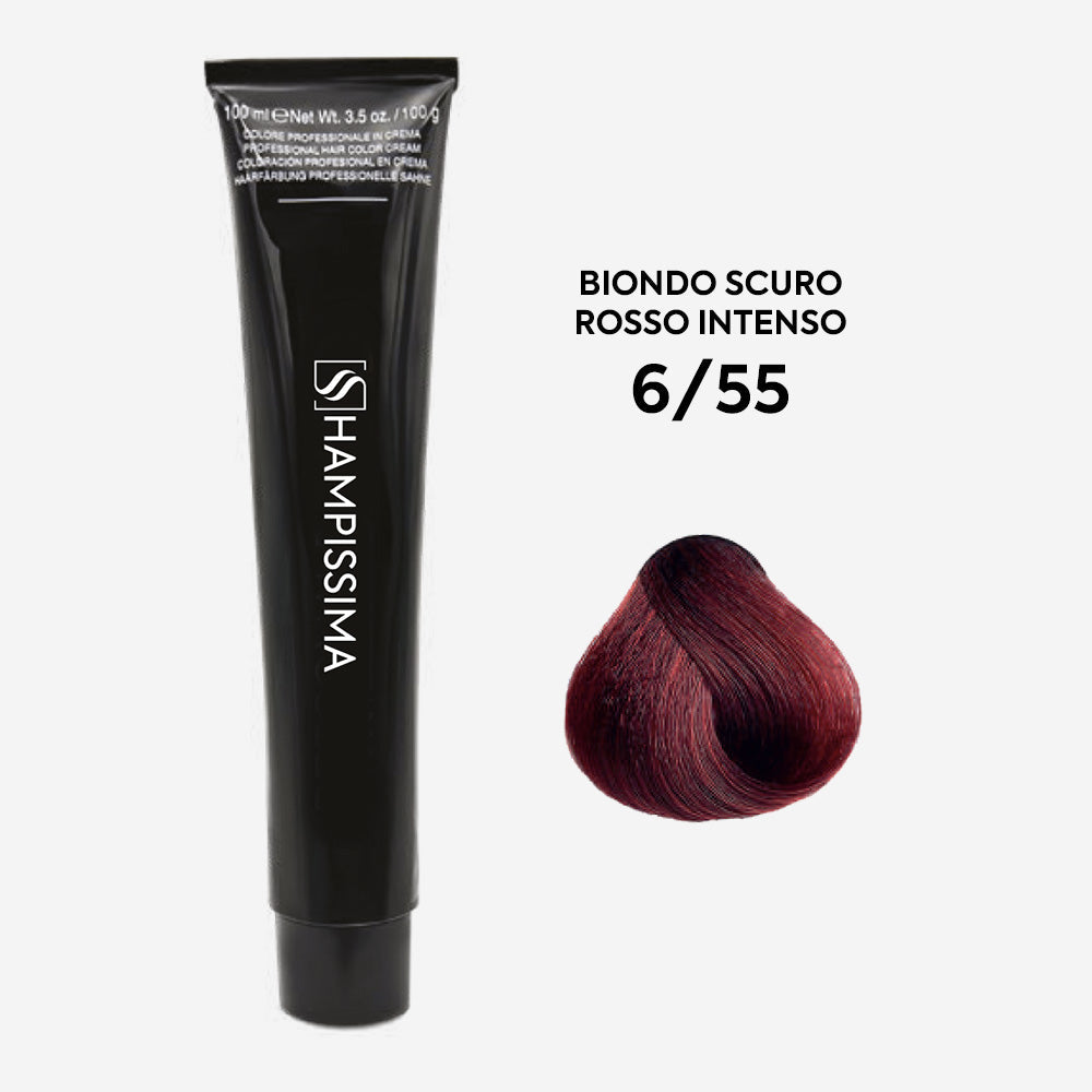 Rainbow Colore in Crema Biondo Scuro Rosso Intenso 6/55 - 100 ml