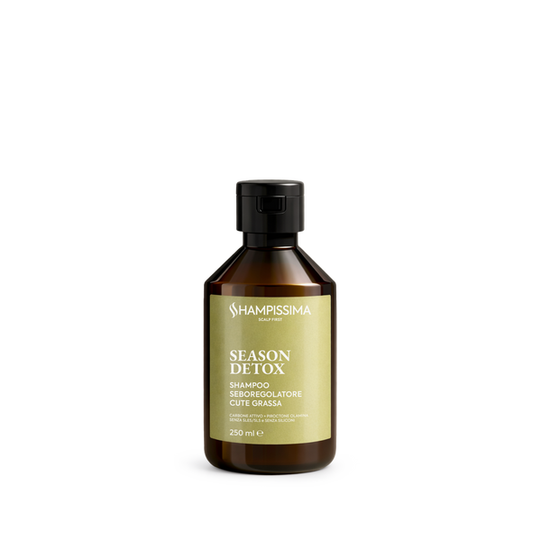 Shampoo Capelli Grassi Professionale, Seboregolatore & Purificante, Ideale per Cute Grassa, 250ml