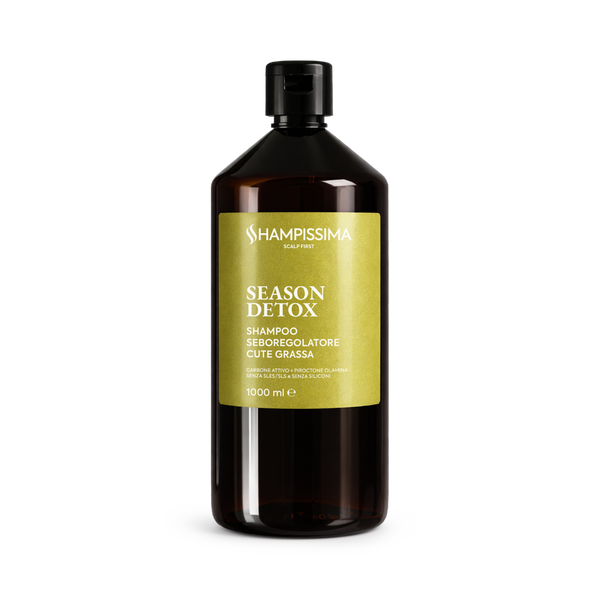 Shampoo Capelli Grassi Professionale, Seboregolatore & Purificante, Ideale per Cute Grassa, 1000ml
