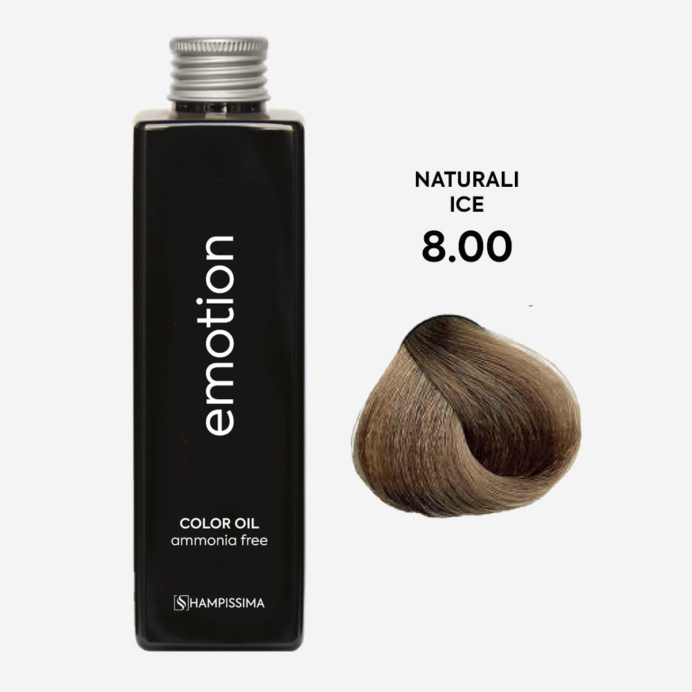 Emotion Colore in Olio Senza Ammoniaca Naturali Ice 8.00 - 100 ml