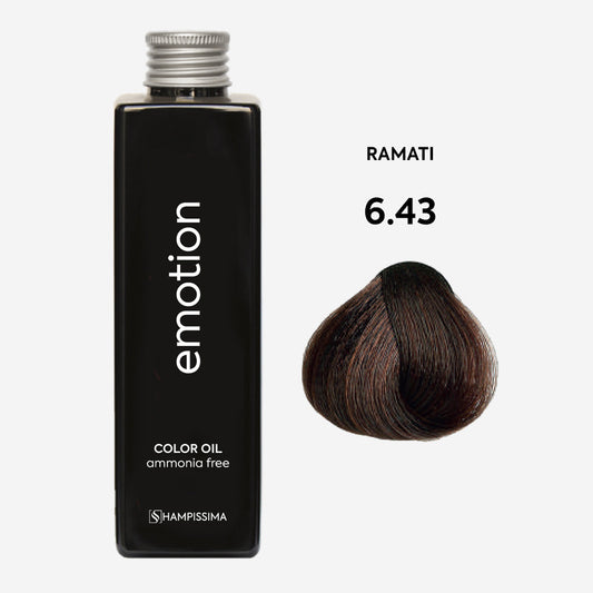 Emotion Colore in Olio Senza Ammoniaca Ramati 6.43 - 100 ml