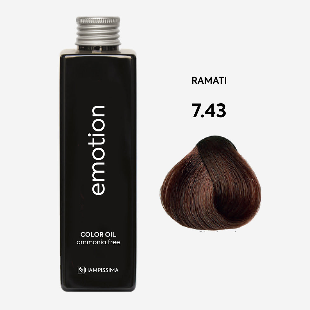 Emotion Colore in Olio Senza Ammoniaca Ramati 7.43 - 100 ml