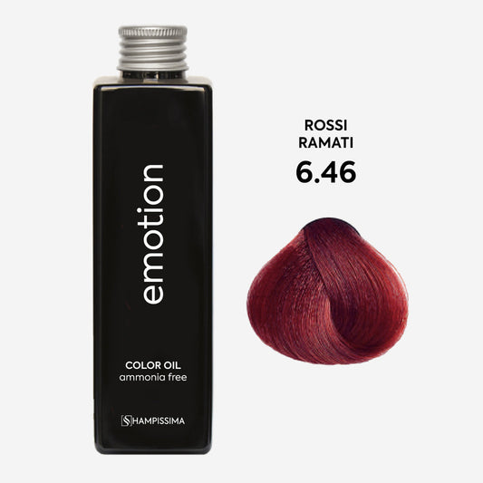 Emotion Colore in Olio Senza Ammoniaca Rossi Ramati 6.46 - 100 ml