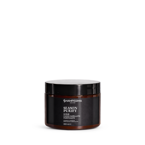 Scrub Cuoio Capelluto al Sale Marino, Purificante & Lenitivo, Ideale per Capelli Grassi e Cute Grassa, 300ml